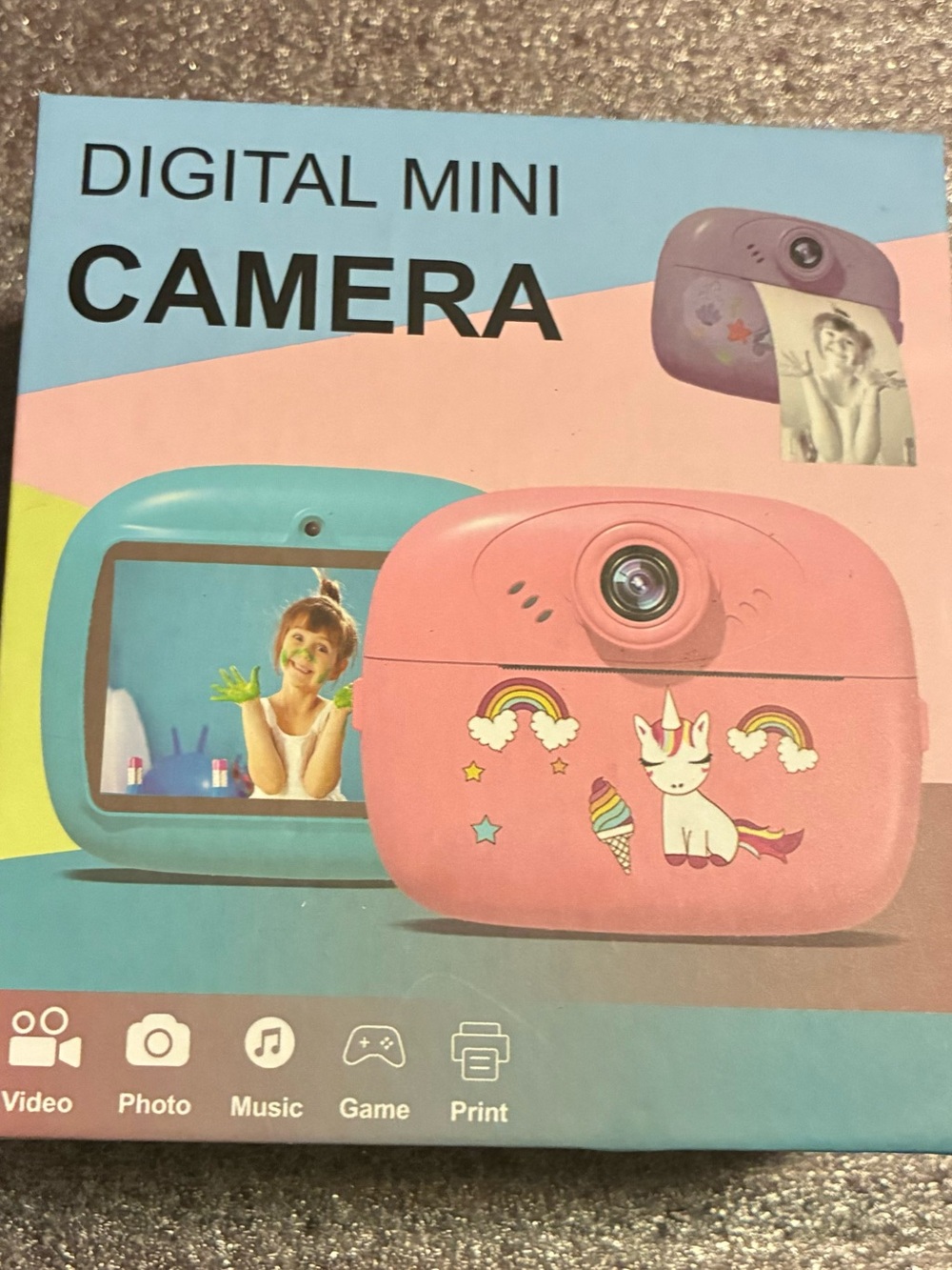 Digital Mini Kids Camera - Pink